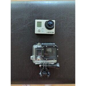GoPro HERO3 Silver Edition Action Camera with LCD Touch Back Clear Case